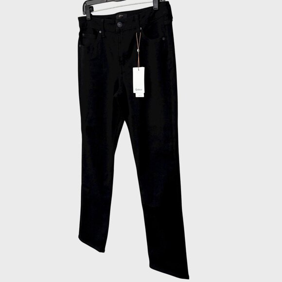 Quince Bella Stretch Straight Denim Jeans Black Women's 30 Organic Cotton New - Picture 2 of 14
